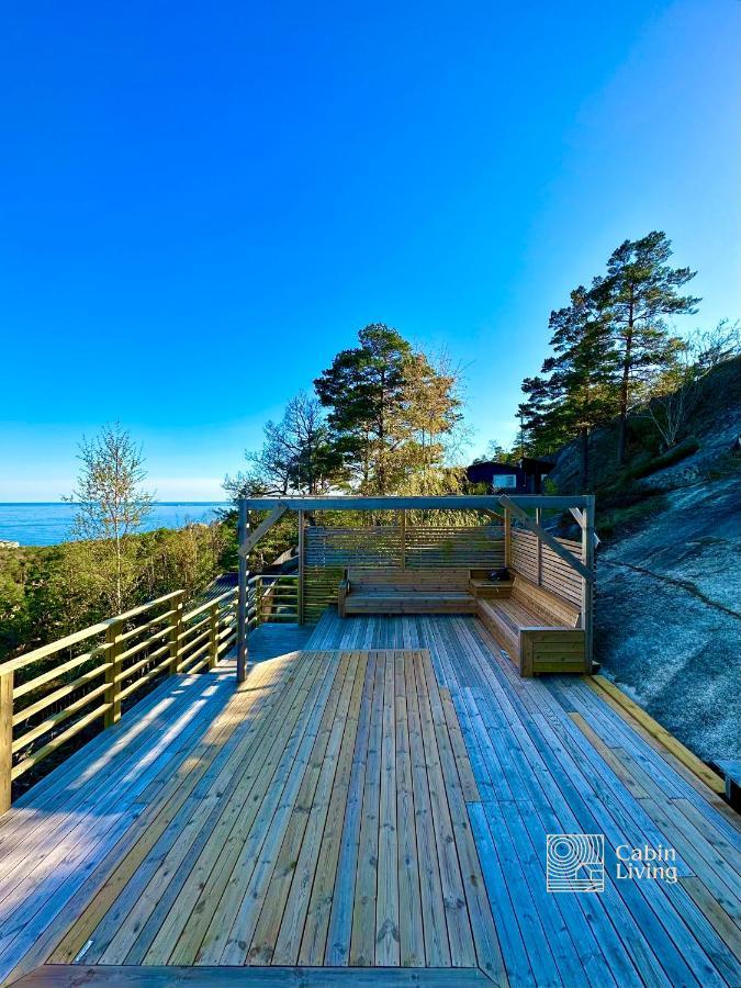 Brand New Beautiful Cabin View Wifi Sonos System Larvik Dış mekan fotoğraf